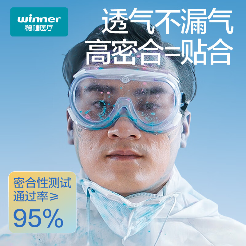 Robust medical protective mask N95 L size 15 pieces sterilization grade individually packaged five-layer protection anti-allergy anti-dust haze