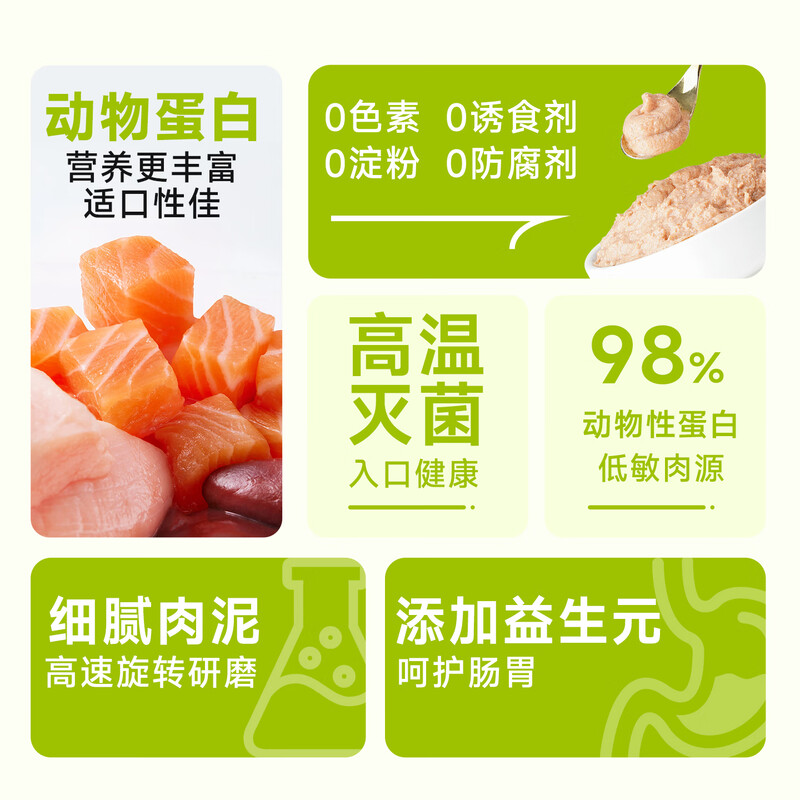 Ai Chong Xing staple food cat strips 15g*20 squab meat cat snacks canned cat food full price wet food supplemented with lactoferrin