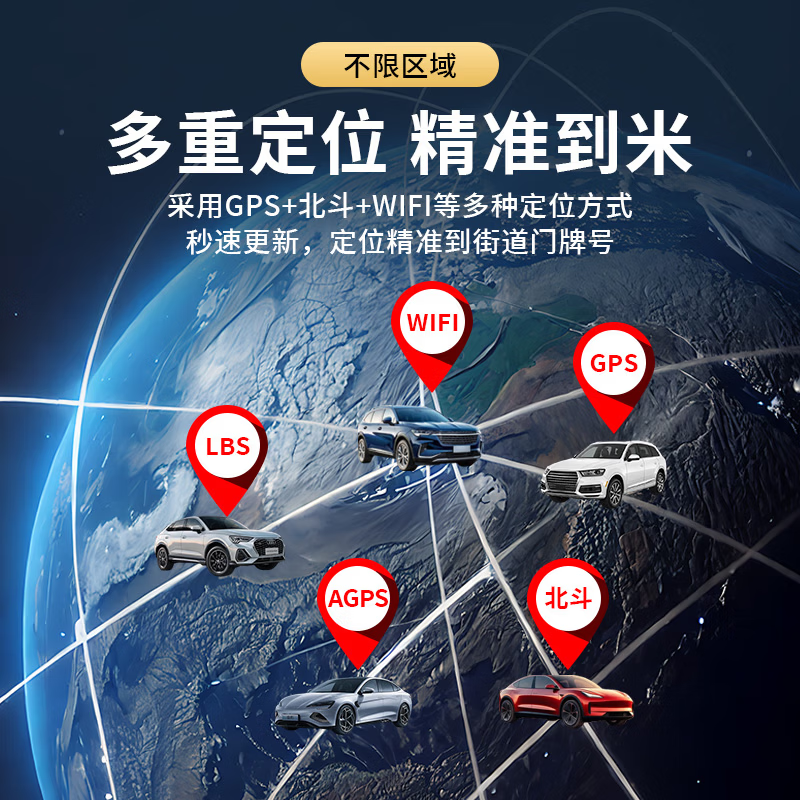 Swingman locator tracker GPS micro instrument ultra-small self-propelled electric vehicle anti-lost Beidou tracking artifact