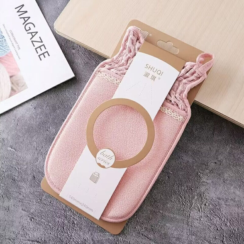 Fantasy powerful bath towel and mud rub artifact double-sided adult roving decontamination bath gloves men and women bath towel bath towel new waffle back rub strip blue 1 piece