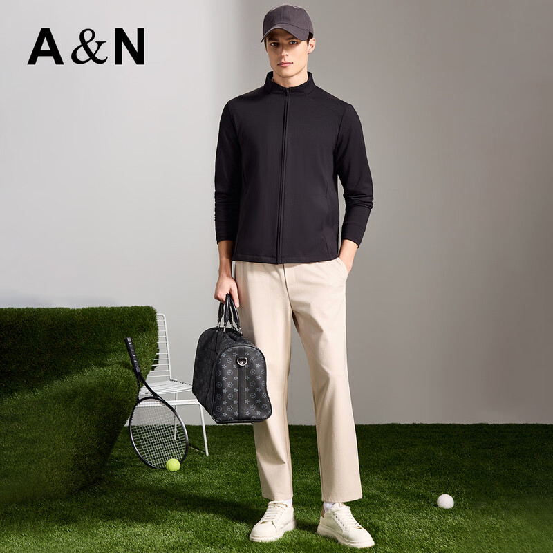 Antonio machine washable high elastic & brushed lining outdoor easy care sports jacket men's warm windproof simple jacket