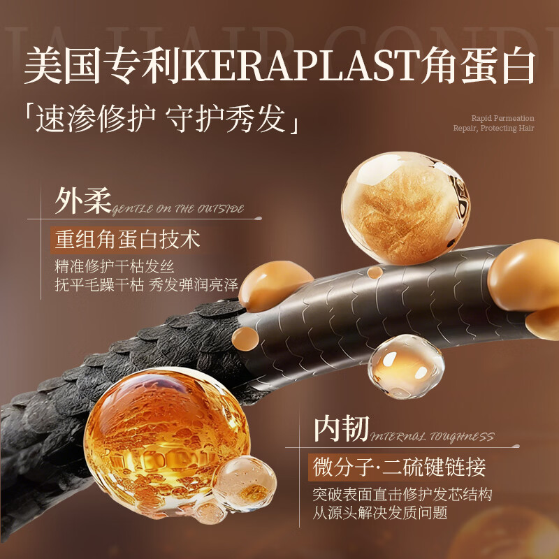 DOFANKIN Gardenia Conditioner Hair Mask 500ml Smooth Dry Frizz Repair Smooth Protein Nutrition Imported for Men and Women