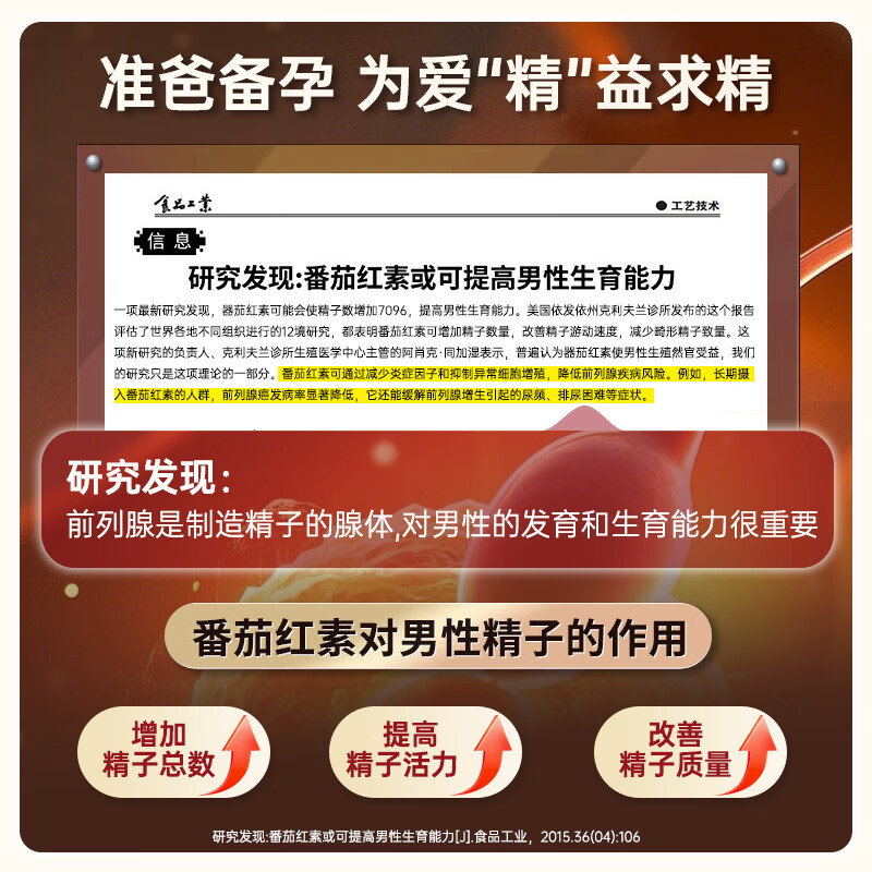 Tongrentang Lycopene Soft Capsules + Oyster Tablets Men's Self-operated Pregnancy Preparation Prostatitis Lycopene Men's Tonic