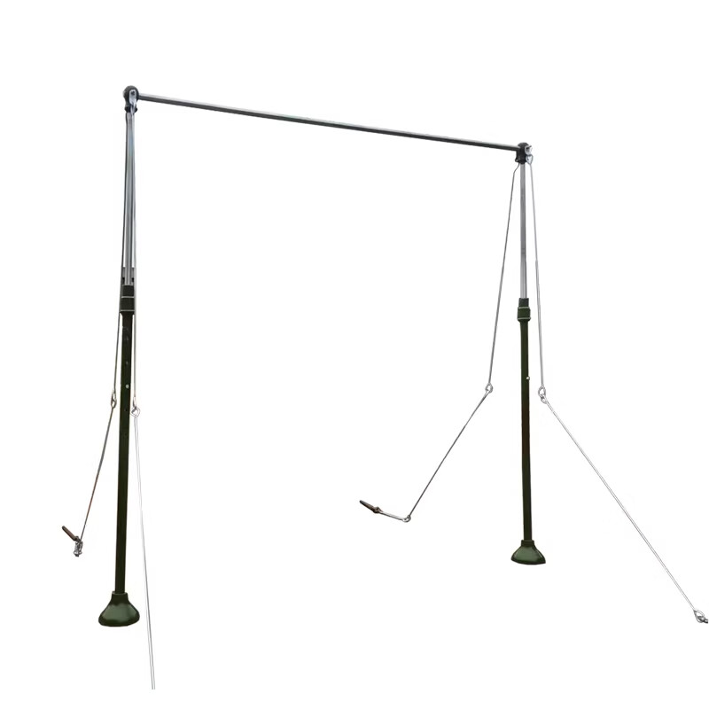 Indoor and outdoor horizontal bars and parallel bars cast iron outdoor pull-ups adjustable household solid-free removable competition single and parallel bars parallel bars 135 kg
