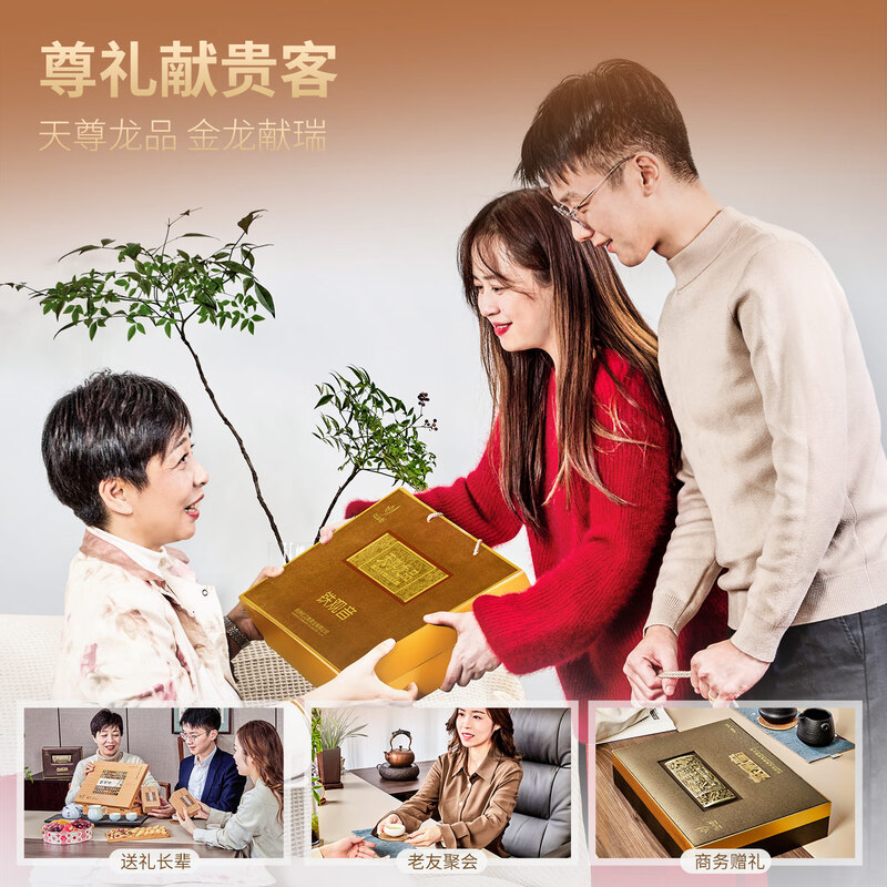 Yi Jiangnan Special Grade Tieguanyin Tea Gift Box New Year's Day Gift 500g New Year's Gift for Parents and Elders Tianzun