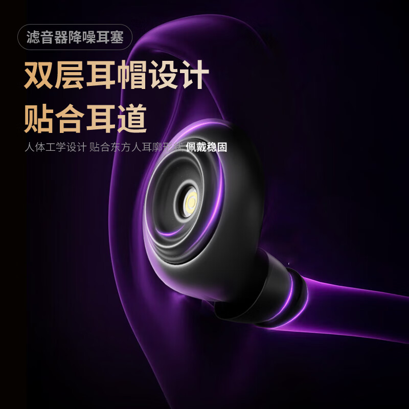 Dreaming, powerful silent noise reduction artifact, earplugs will not hurt your ears while sleeping, sound insulation, anti-noise, anti-noise, help sleep and prevent noise