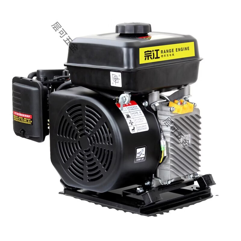 Vertical wire range extender electric vehicle battery 48V60V72V fully automatic frequency conversion three/four-wheel car gasoline generator semi-automatic electric start 4000 watts special for tricycles