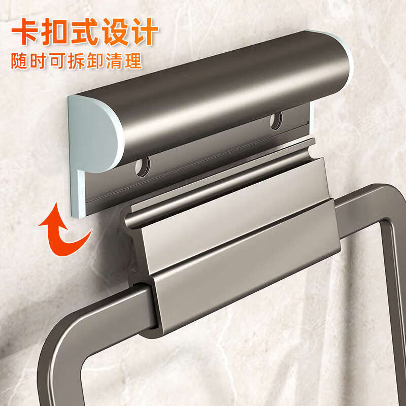 Yusenyi pot lid rack wall-mounted hole-free kitchen storage rack with new multi-functional placer for anvil storage pot lid rack enlarged gun ash three layers