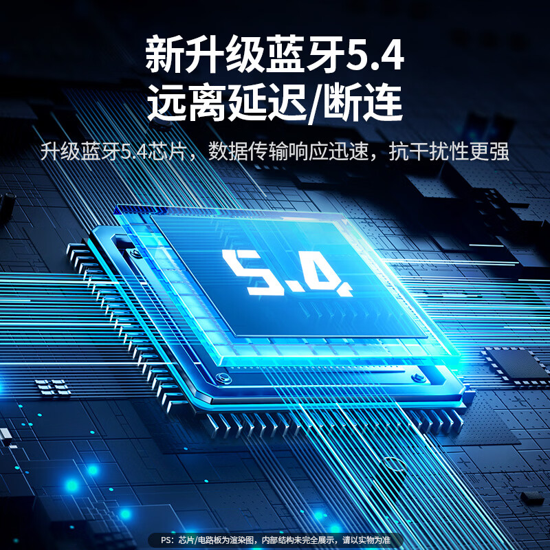 Green Link USB Bluetooth Adapter 5.4 Transmitter Antenna Bluetooth Audio Receiver Suitable for Desktop Computer Bluetooth Module Connected to Keyboard and Mouse Headset Audio Driver-Free 120 Meters