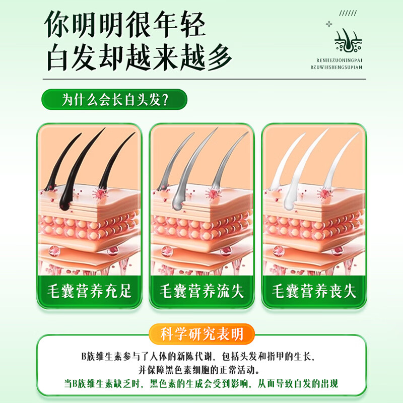 21 Gold Vitamin Biotin Vitamin H Complex Vitamin B6B7 Folic Acid Hair Whitening Hair Loss Black Hair Change 240 Tablets