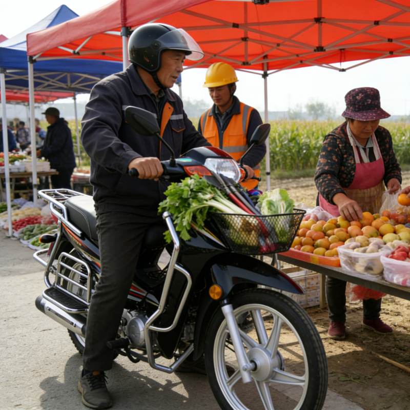 Wuyang curved beam motorcycle fuel 110 fuel-saving takeaway goods climbing, long endurance, National IV EFI can be licensed