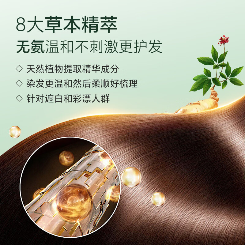 Schwarzkopf Hair Dye Cream Covering White Hair Hair Dye Black Brown 6-0