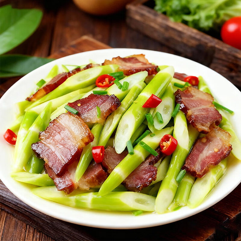 Honka Alpine Green Bamboo Shoots 248g Emerald Green Bamboo Shoots Small Tips and Tender Bamboo Shoots Hot Pot Malatang Ingredients Grown in the Deep Mountains