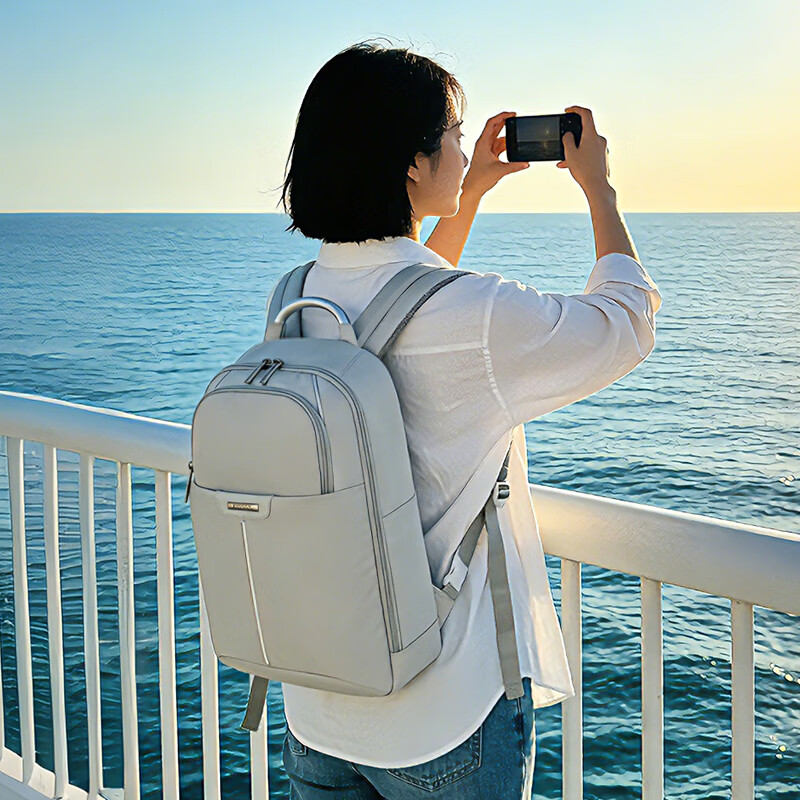 Samsonite Backpack Computer Bag Men's and Women's Business Commuting Backpack 13.3-inch Laptop Bag Travel Bag School Bag College Student