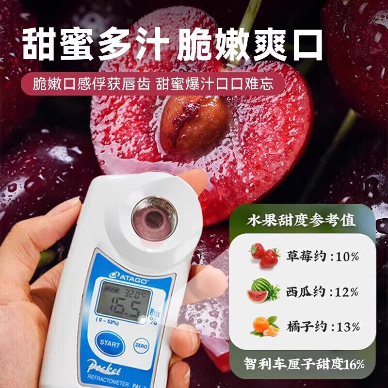 Jingyu Chilean cherries 4J grade JD/SF - next-day delivery to many places 5kg cherry fruit New Year gift box 5kg (net weight) boutique gift box gift recommendation Big Mac 3J single fruit 30-32mm