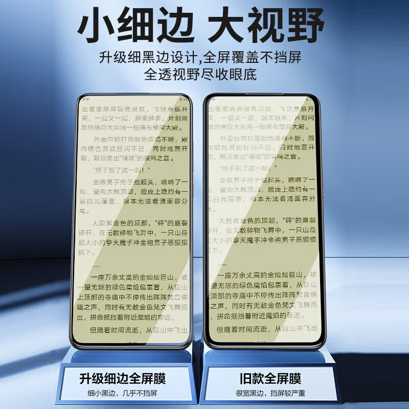 Felker Ultrasonic screen fingerprint unlocking in seconds, suitable for OnePlus Ace6T tempered film anti-peep film 1+ace6/t mobile phone film full-screen high-definition anti-fall protection film OnePlus Ace6 HD model | dust-free cabin second patch 2 pieces