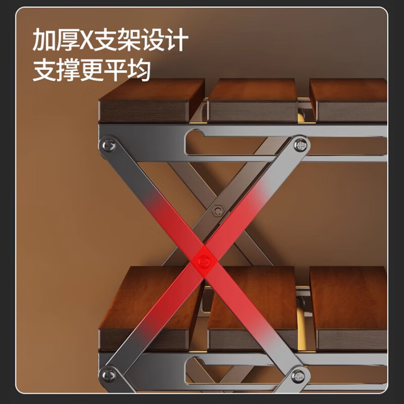 HALODN desktop multi-layer simple bookshelf multi-functional student desk storage rack iron art installation-free can be placed on the desktop installation-free foldable (wrought iron plate) length 40cm