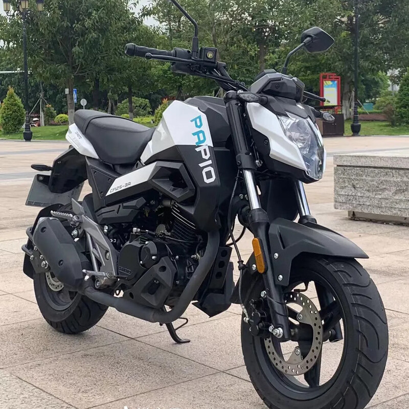 Chunfeng xo Baboon 125CC little monkey fuel motorcycle silver steel 150MINI monster ST street car second-hand motorcycle Chunfeng ST Baboon gray 90% new