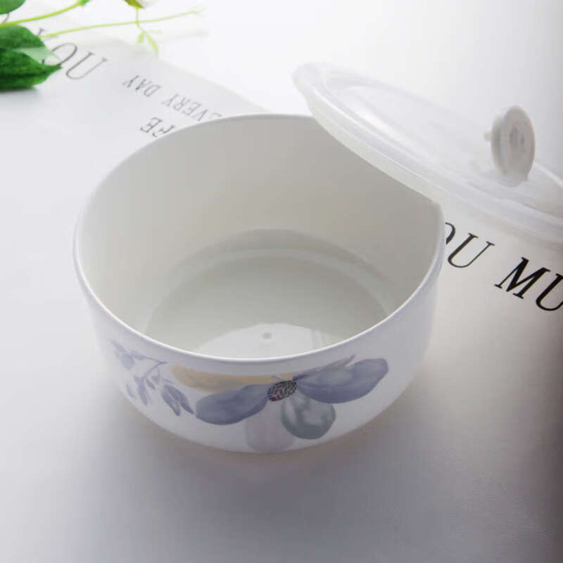 Yong Huan Preservation Bowl Bowl with lid, sealed bowl, instant noodle bowl, lunch bowl for work, microwaveable, 1 6-inch preservation bowl, Xiangxuelan