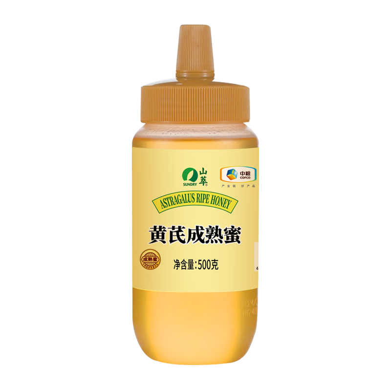 SUNDRY Astragalus Mature Honey 500g Natural Pure Honey Not Too Sweet Gifts for the Elderly Produced by COFCO State-owned Enterprises