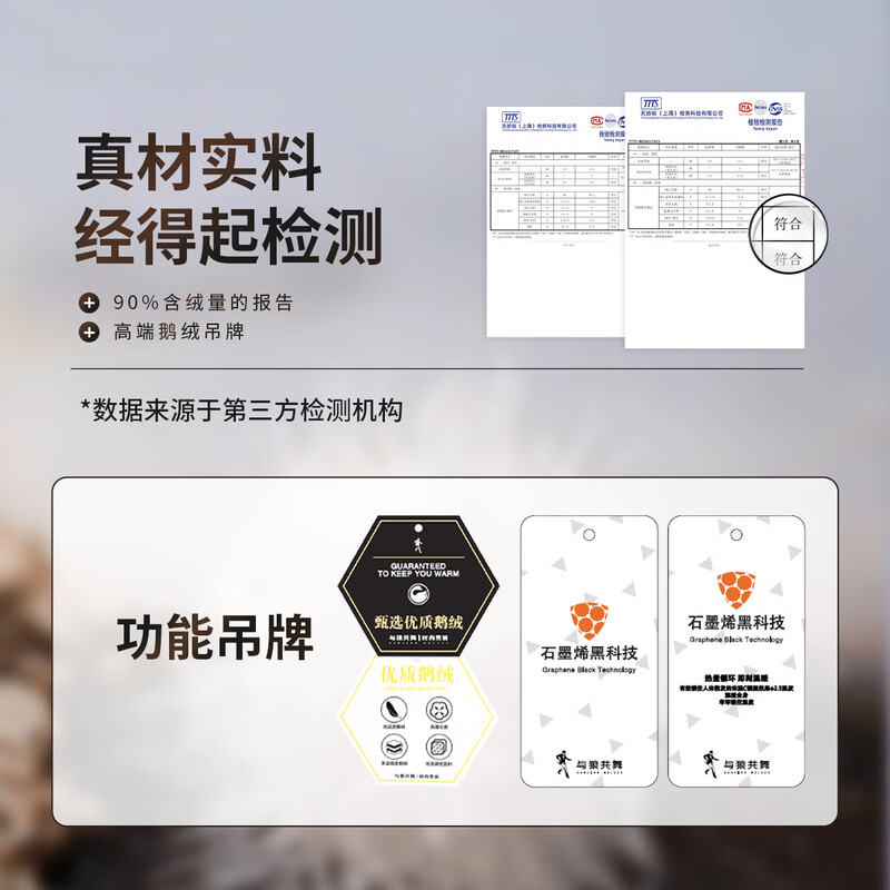 Dances with Wolves Goose Down Black Gold Down Jacket Men Winter Warm Thickened Warm Hooded Coldproof Jacket Men Black XL