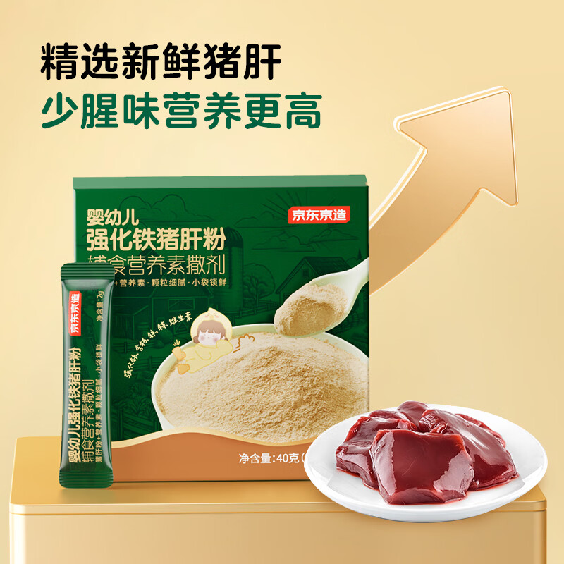 Made in Tokyo, infants and young children fortified iron pig liver powder 40g, edible bibimbap, condiment food supplement for babies over 6 months old