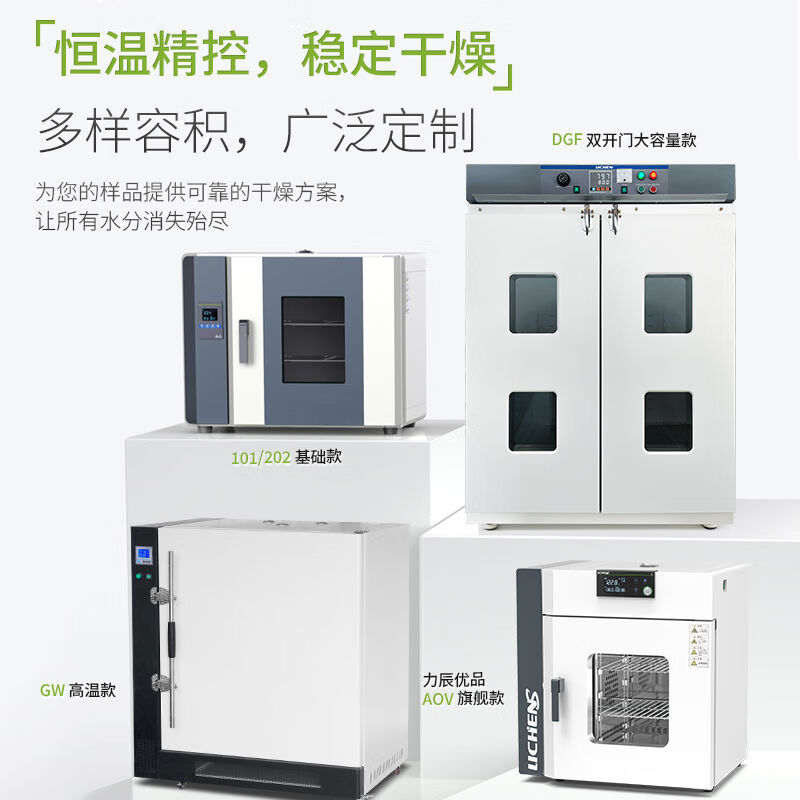 Lichen electric constant temperature blast drying oven laboratory oven industrial oven small vacuum high and low temperature test chamber vertical double door blast drying oven DGF-6BE304 stainless steel liner