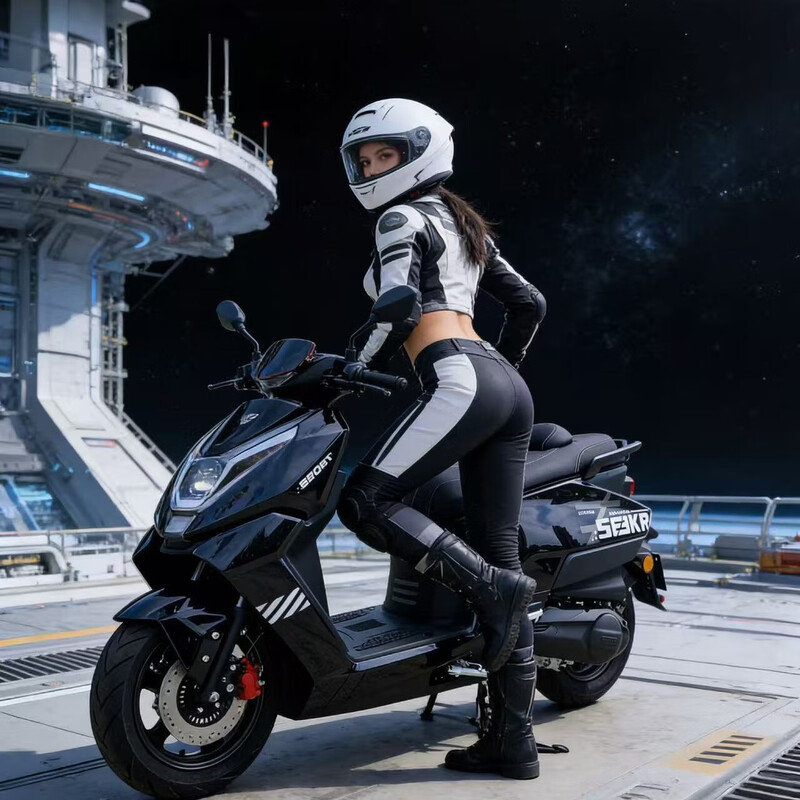 Breaking Machine Core 150 new product debut, new fuel scooter is practical, good-looking, long battery life, extremely day and night