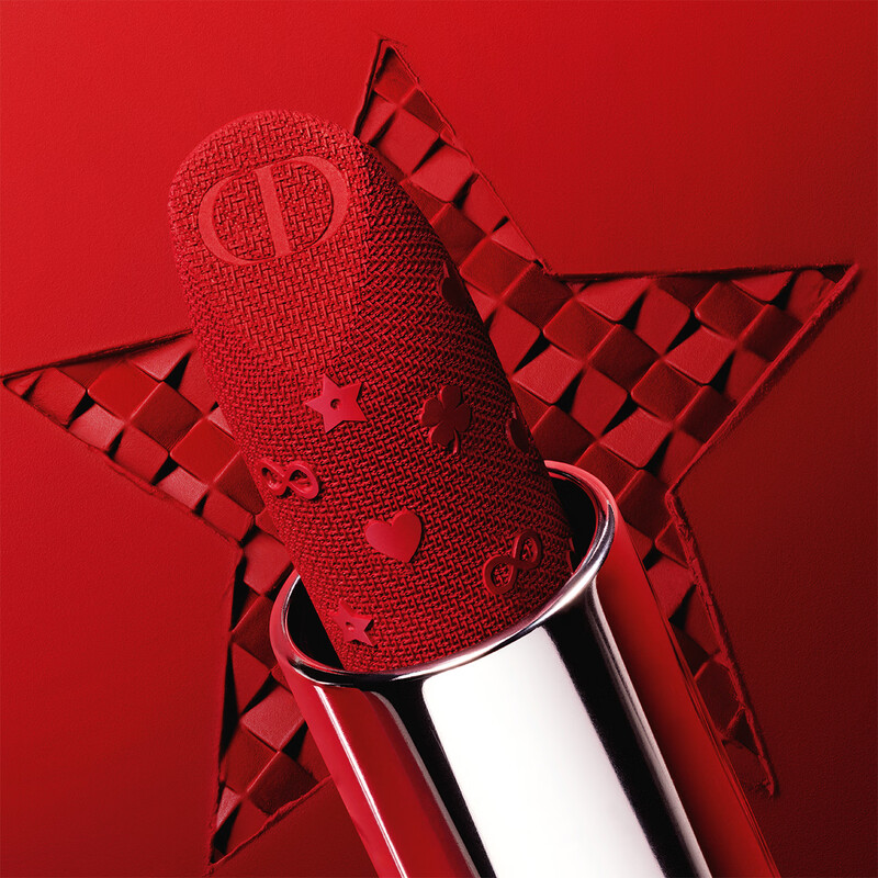 Dior DIOR limited edition intense blue gold lipstick lipstick velvet 808 birthday gift New Year gift for girls