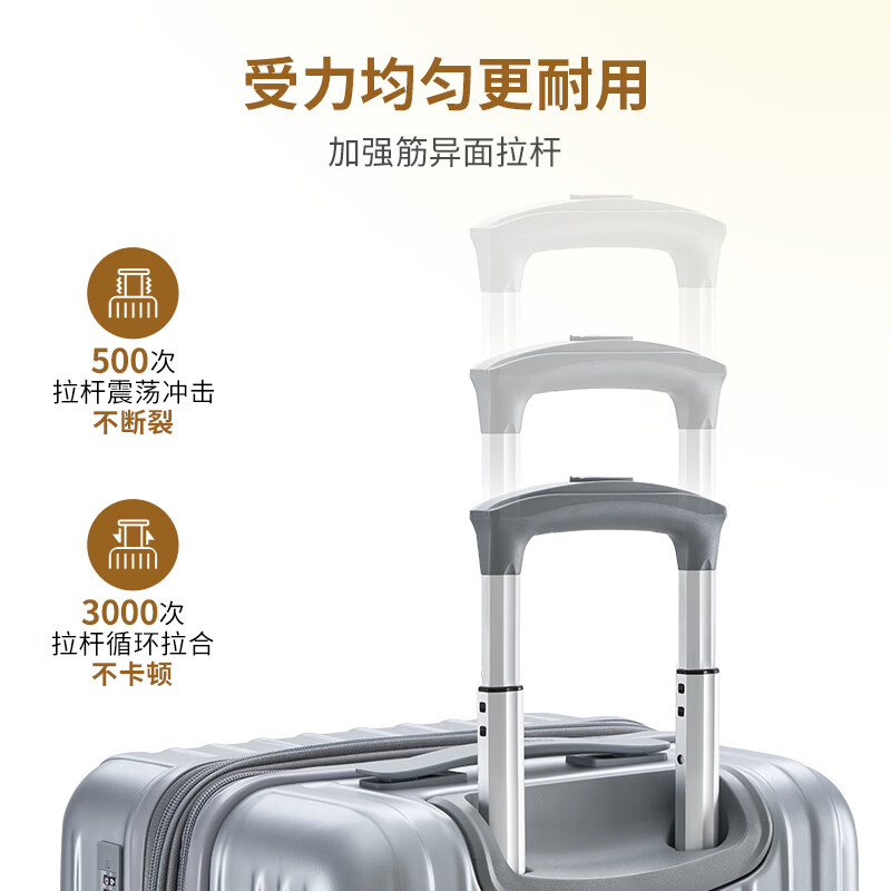 Hermes suitcase 20-inch boarding case for men, large-capacity trolley case, business trip suitcase, female password case, leather suitcase, matte gray