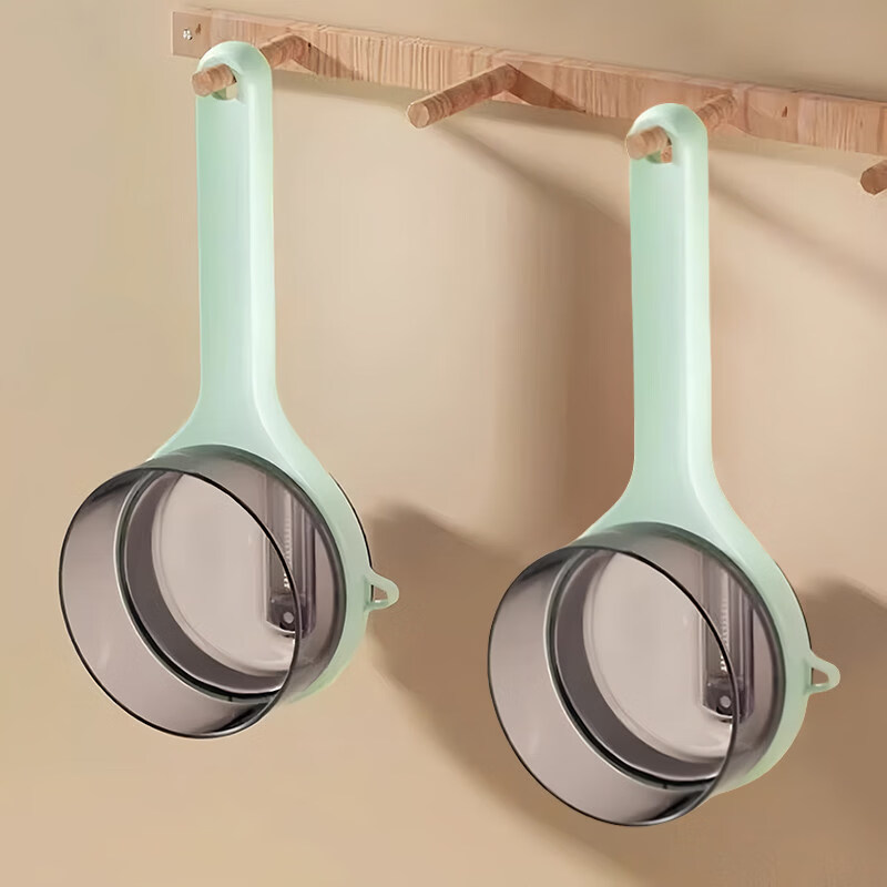 Shantou Lincun multifunctional peeling knife with storage compartment for household visual storage peeler, food grade light green, 2 pieces, free hook and lid storage box_anti-peeling