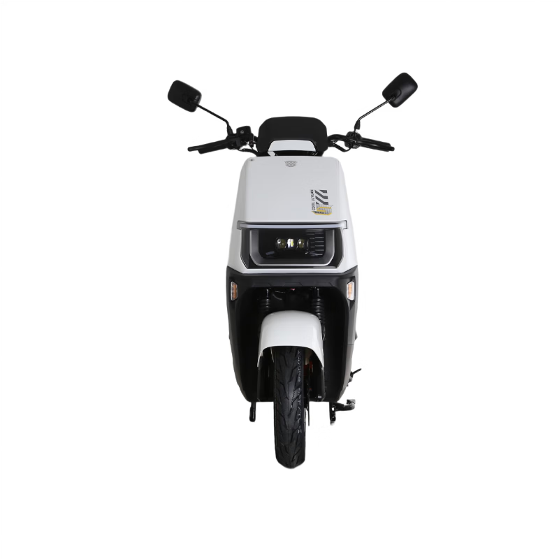 Luyuan electric motorcycle Recommended for the life you long for Tornado battery life 73km - 6 lead-acid batteries - 1200W motor hydraulic shock absorption 29L large capacity seat bucket white