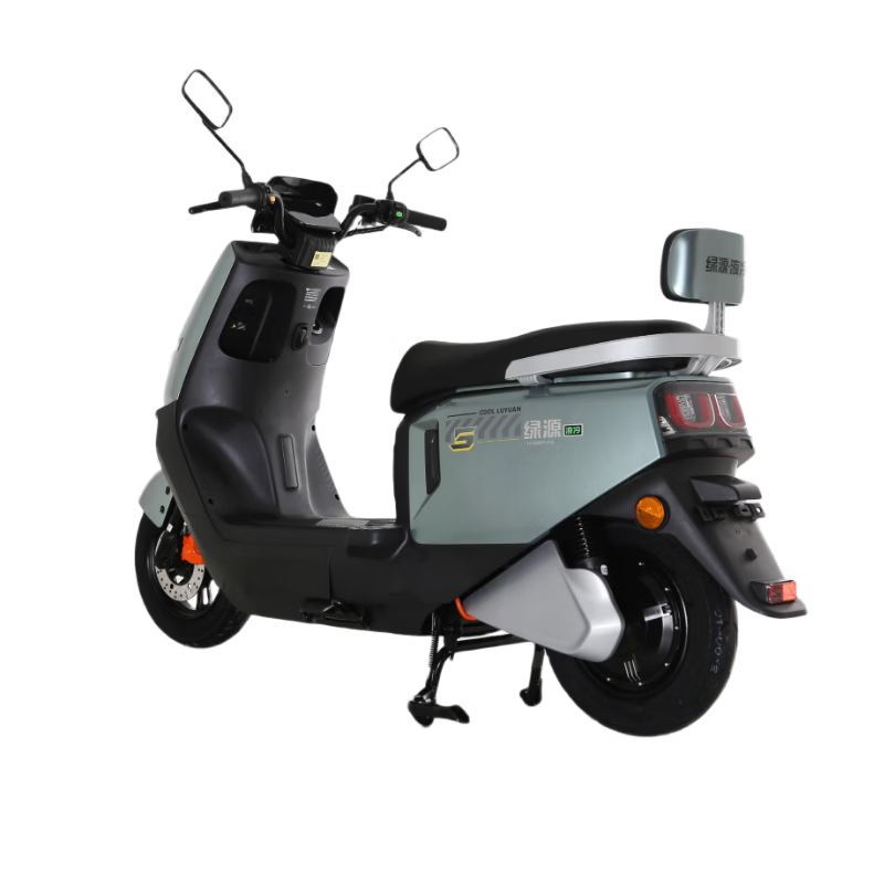 Luyuan Electric Motorcycle S16U Electric Battery Long Range Powerful National Good Car 117km-72V35.5A-6 Batteries-1200W Liquid Cooled Motor Green