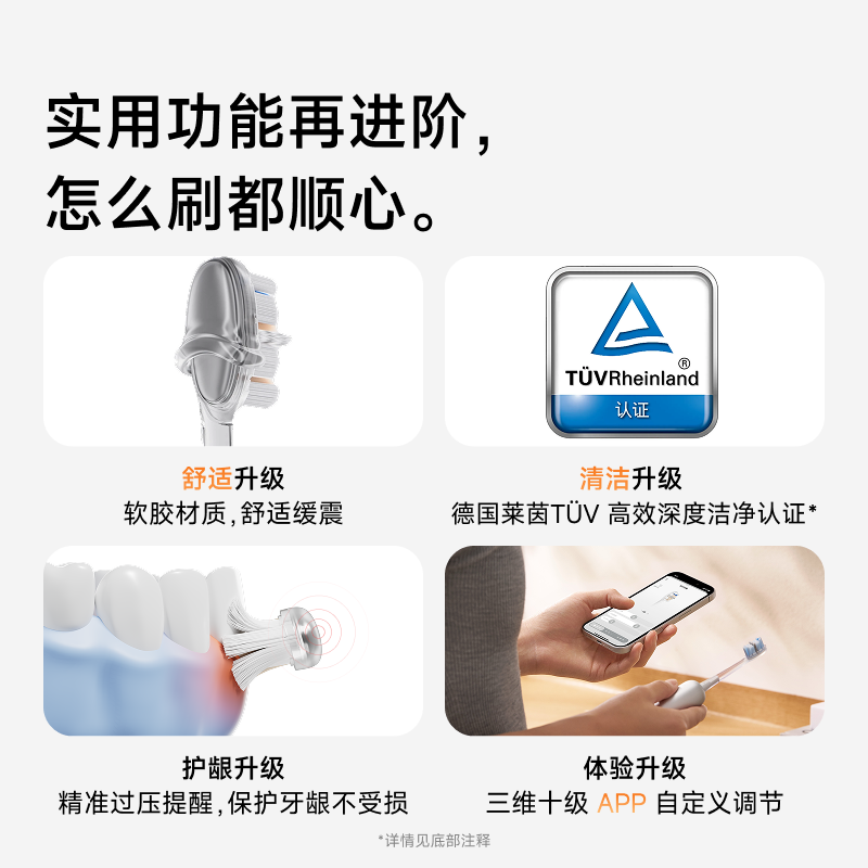 Laifen second generation sweeping vibration electric toothbrush i2 aluminum alloy laifen cleaning gum protection adult toothbrush new and upgraded model silver