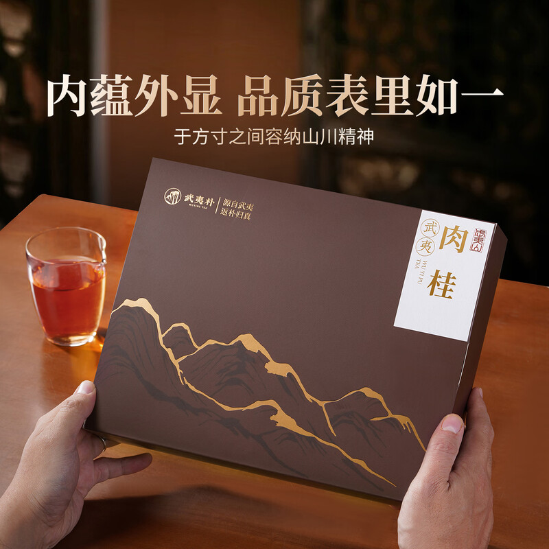 Wuyi Pu Oolong Tea Special Grade Cinnamon 510g Rock Tea Gift Box New Year's Gift Gift Lapsang 2025 New Tea for Yourself