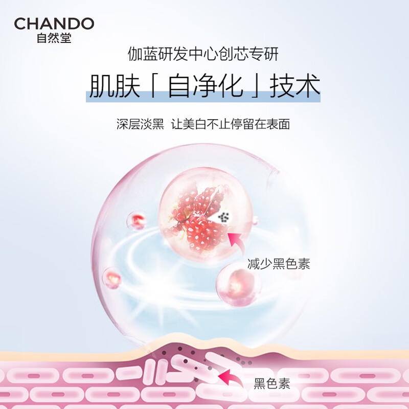 Chando Snow Moisturizing Whitening Water Emulsion Set (Cleansing 110g + Water 160ml + Milk 120ml) whitening and brightening New Year gift