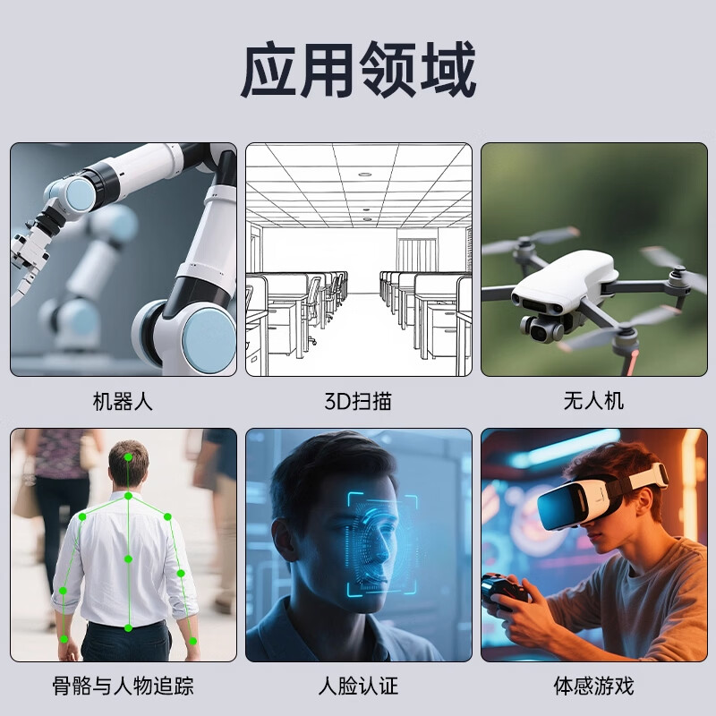 Aobi Zhongguang AstraPro depth camera Vision 3D camera module ROS Robot Raspberry Pi Aobi Zhongguang Astra pro depth camera (state subsidy)