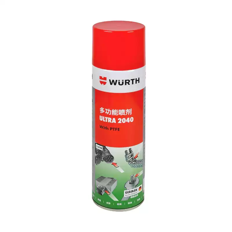 German Würth multi-function spray Ultra2040 rust-proof, glue-removing, lubricating and rust-removing cleaning agent in stock multi-functional spray 500ML