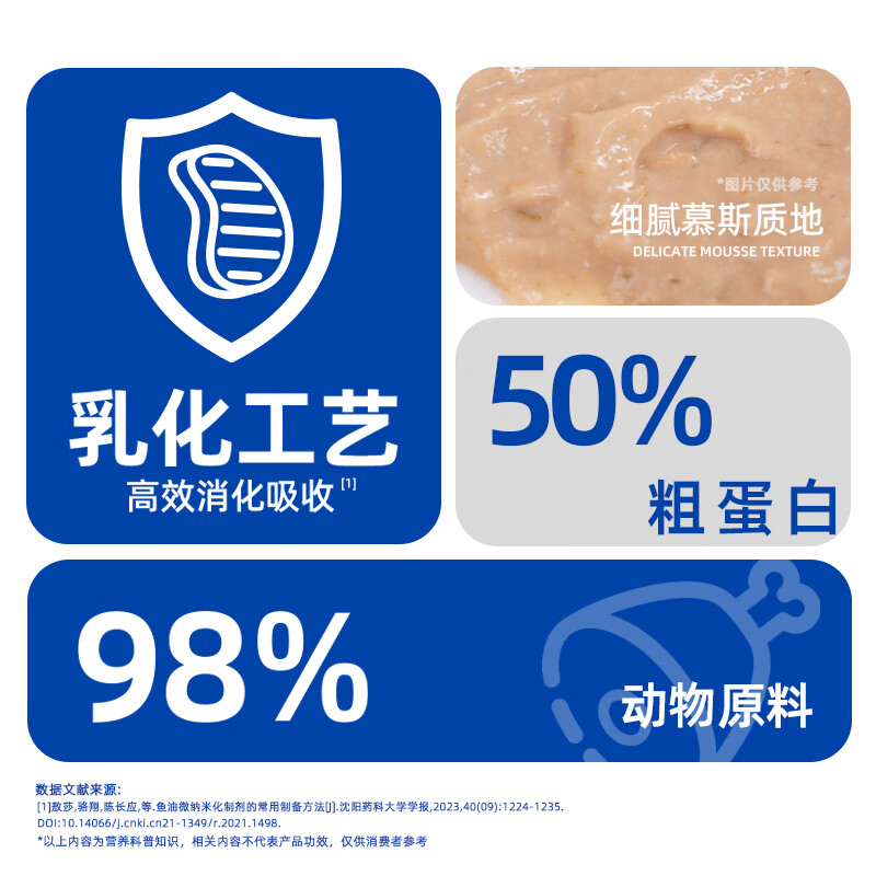 Novelty staple food cat strips for adult cats 0 added 0 food attractants to prevent hair loss for kittens Salmon and crab roe flavor 15g*20 pieces