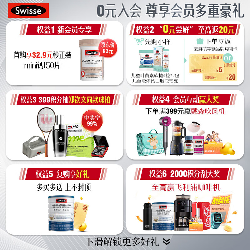 Swisse Super Vitamin B Complex 60 Tablets contains 17 kinds of nutrients 8 major B vitamins b1b2b3b6