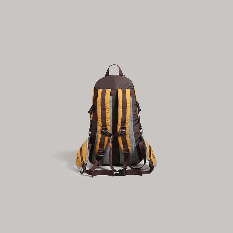 Kuang Rui Large Capacity Outdoor Hiking and Mountaineering Bag Women's 2026 New Trendy Men's Portable Lightweight Short-distance Travel Backpack Yellow