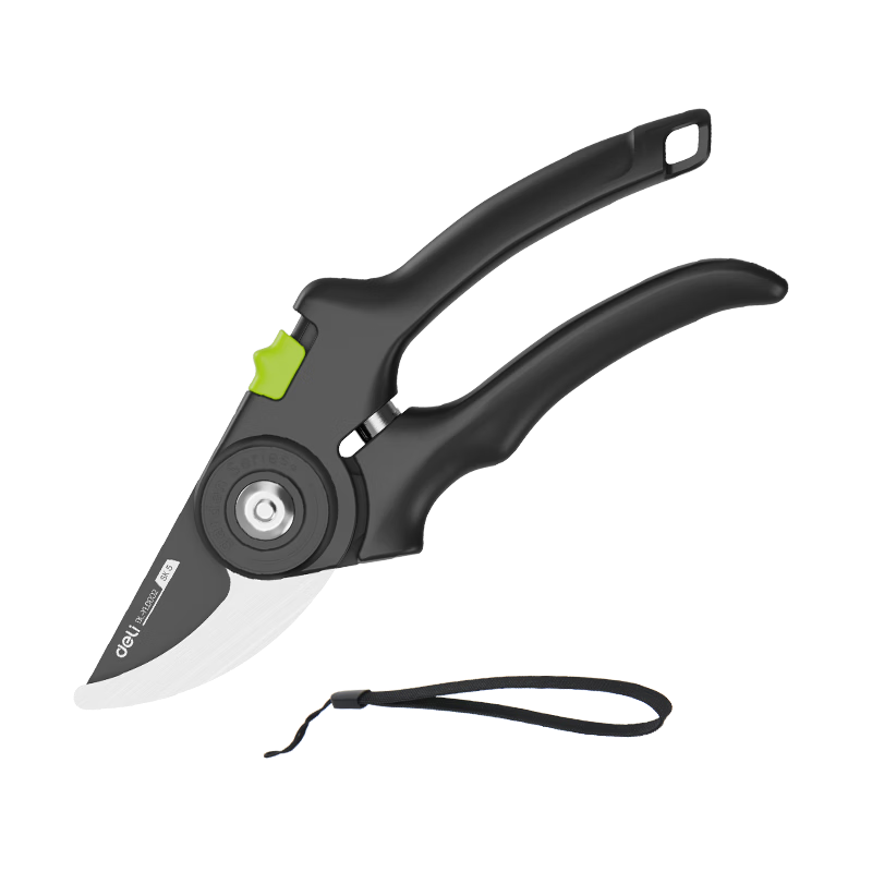 Deli (deli) fruit tree scissors, labor-saving scissors, gardening pruning branch scissors, pruning shears, garden potted flowers, thick branch shears, garden pruning, 8-inch pruning shears