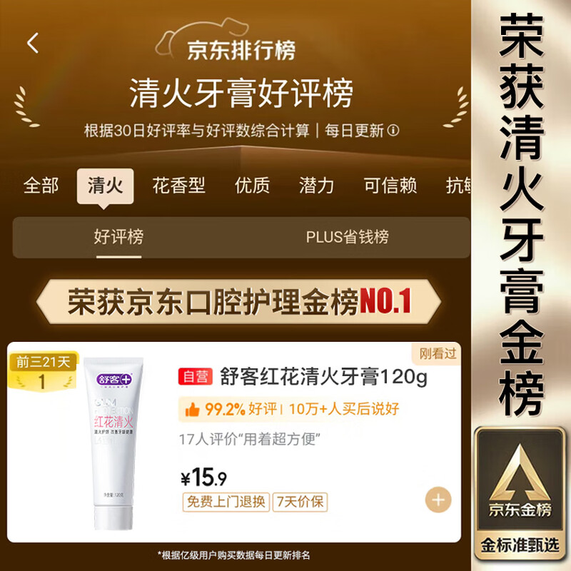 Shuke Xiao Zhan's same safflower Qinghuo toothpaste protects gums, reduces redness and swelling of gums, freshens breath, 4 pieces 480g, mint flavor
