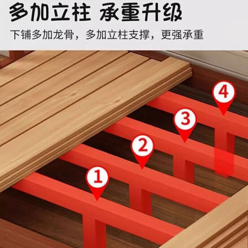 Yunmengjian all solid wood two-story bunk bed small apartment with wardrobe children's bed high and low bed adult bunk bed ladder type upper 140 lower 160 + bookshelf + mattress * 2 self-installation