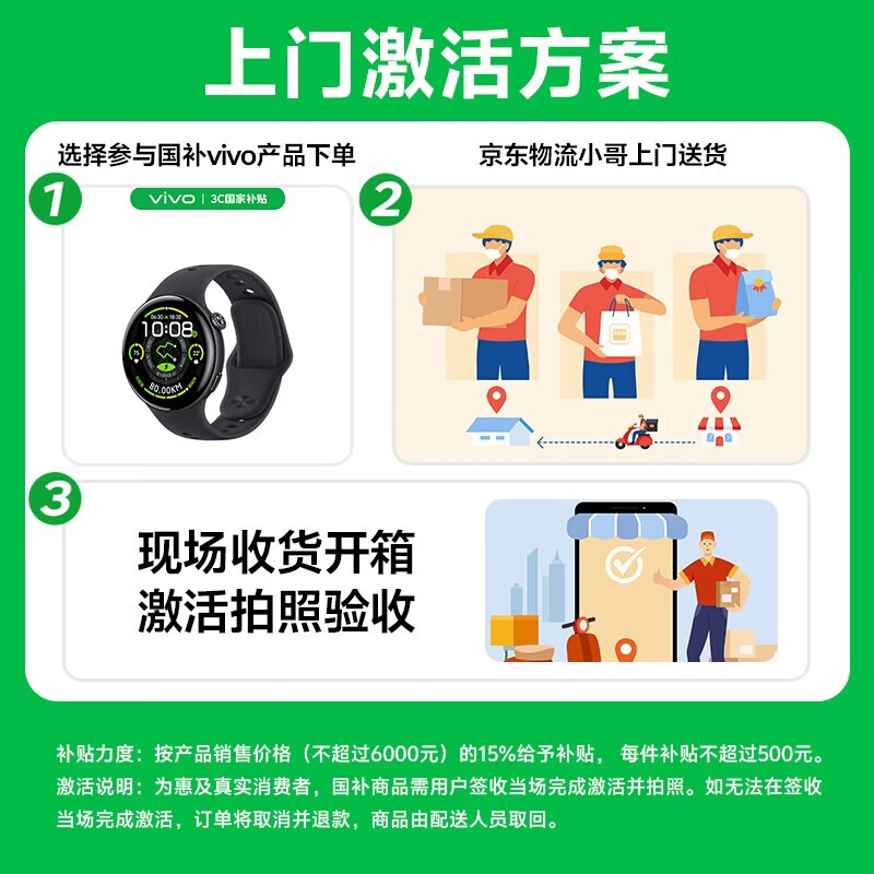 Vivo WATCH GT 2 Original black, ultra-narrow bezels, bright large screen, one-touch change of photo dial, 33-day Bluetooth battery life, smart watch, couple watch, gift for girlfriend