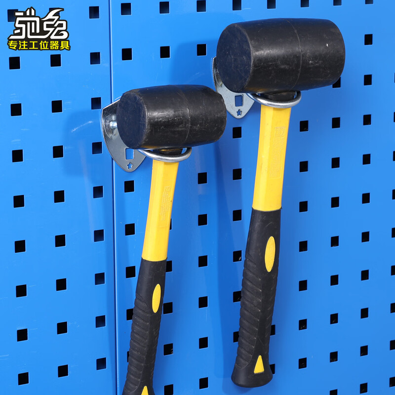 Square hole hole board hardware tool hanging plate rack tool rack material organizing rack accessories round hook diameter 40/60/80mm round hook 60mm