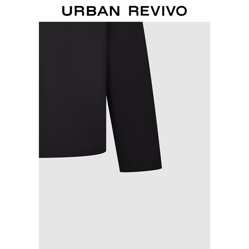 UR2026 Spring New Men's Casual Functional Stand Collar Zipper Jacket UMT160005 Black M