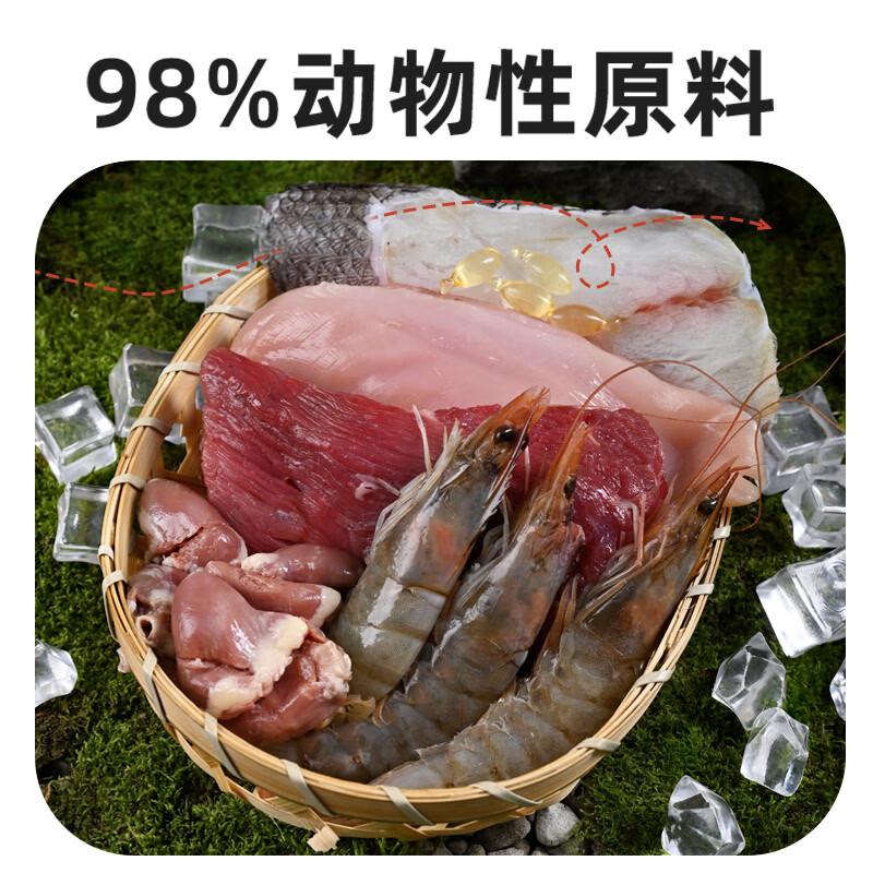 Novelty staple food cat strips for adult cats 0 added 0 food attractants to prevent hair loss for kittens Salmon and crab roe flavor 15g*20 pieces