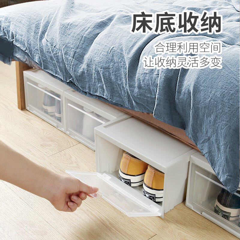 Alice transparent shoe box thickened storage box large shoe rack shoe artifact storage cabinet simple shoe cabinet Alice storage box