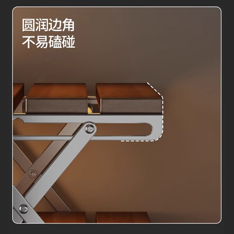 HALODN desktop multi-layer simple bookshelf multi-functional student desk storage rack iron art installation-free can be placed on the desktop installation-free foldable (wrought iron plate) length 40cm